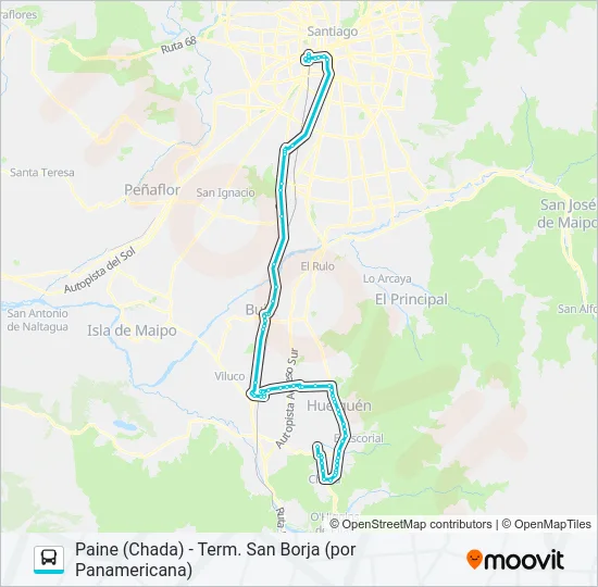 BUSES PAINE Micro Line Map
