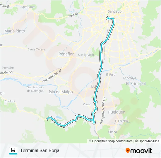 BUSES PAINE Micro Line Map