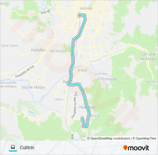 BUSES PAINE Micro Line Map