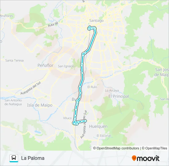 BUSES PAINE Micro Line Map