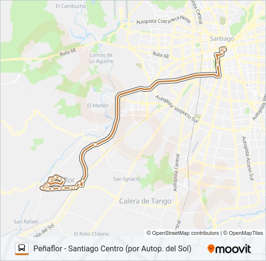 Mapa de TRANSCENTRO de Micro