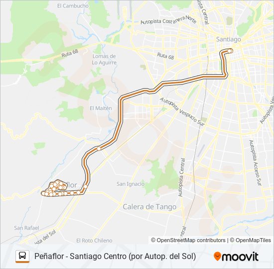 Mapa de TRANSCENTRO de Micro