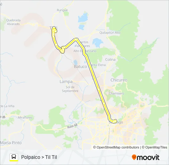 BUSES COLINA Micro Line Map