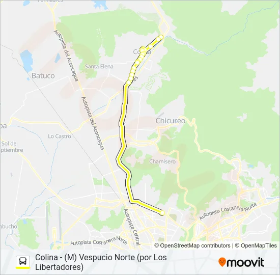 BUSES COLINA Micro Line Map