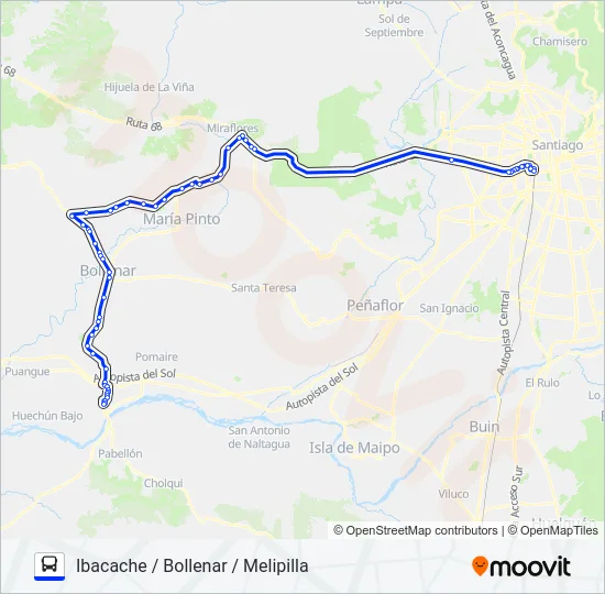 BUSES ORELLANA Micro Line Map