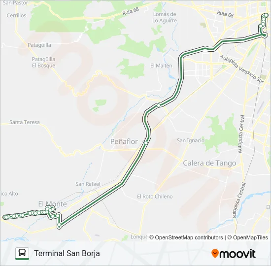 FLOTA TALAGANTE Micro Line Map