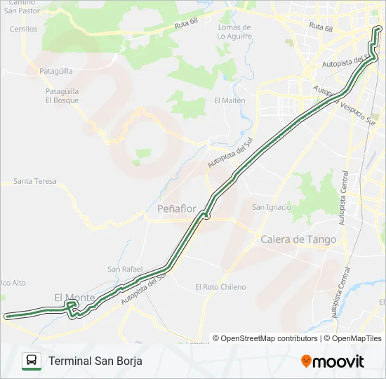 FLOTA TALAGANTE Micro Line Map