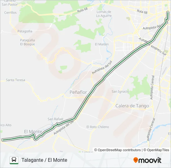 FLOTA TALAGANTE Micro Line Map