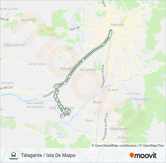 FLOTA TALAGANTE Micro Line Map