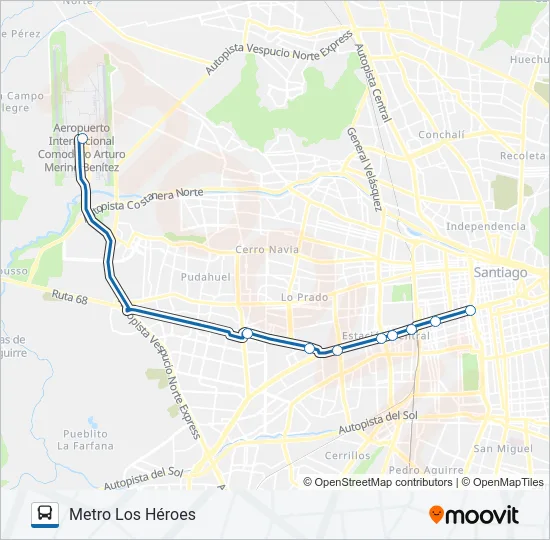 CENTROPUERTO Micro Line Map