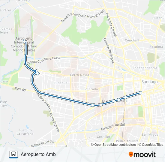CENTROPUERTO Micro Line Map