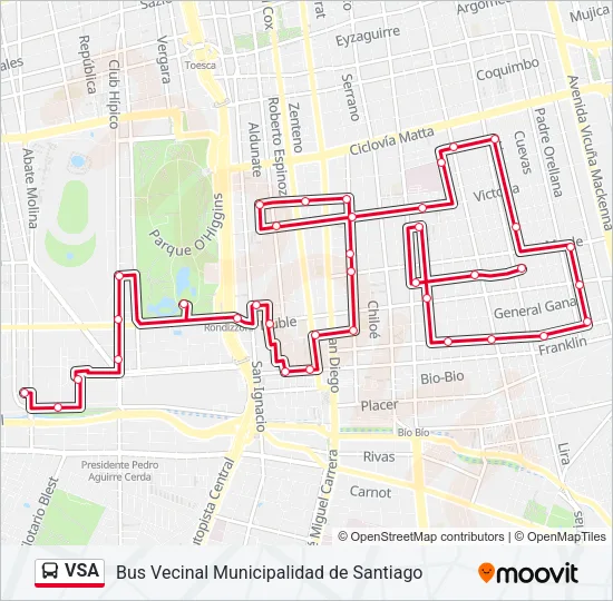 VSA Micro Line Map
