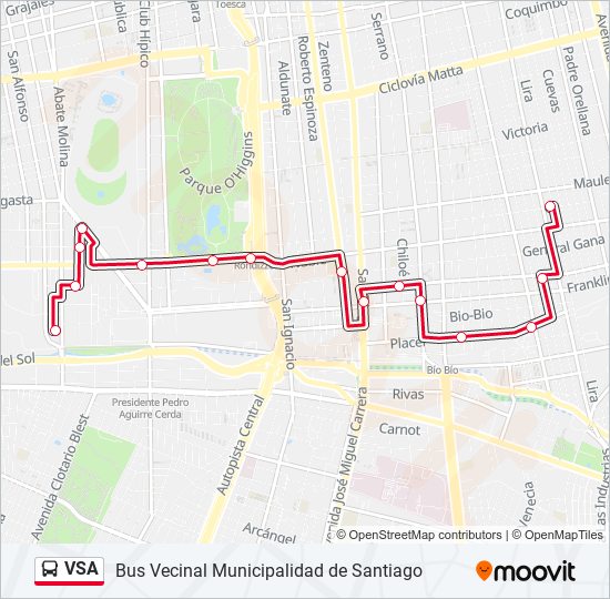 VSA Micro Line Map