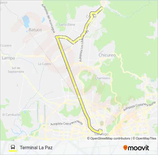 BUSES COLINA Micro Line Map