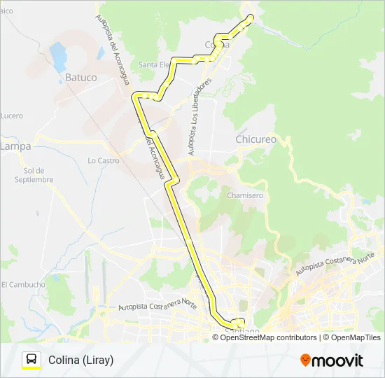 BUSES COLINA Micro Line Map
