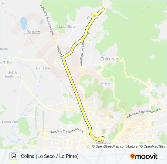 BUSES COLINA Micro Line Map