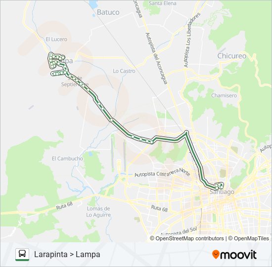 LAMPA BATUCO micro Line Map