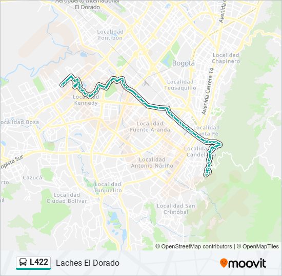 L422 SITP Line Map