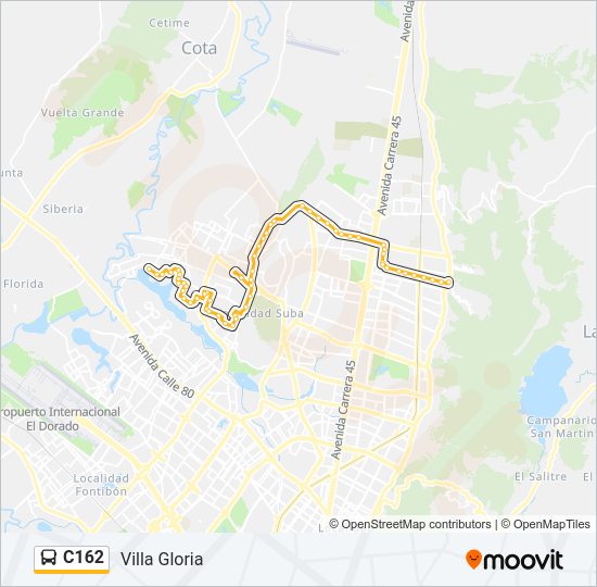 C162 SITP Line Map