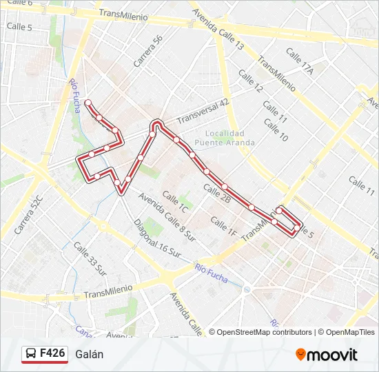 F426  Line Map