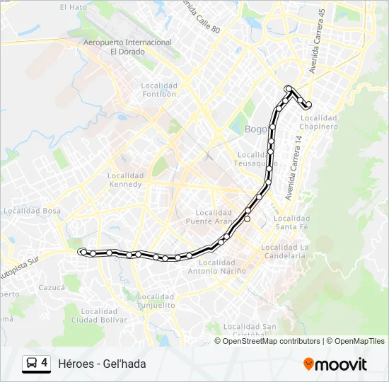 4 Cable Car Line Map