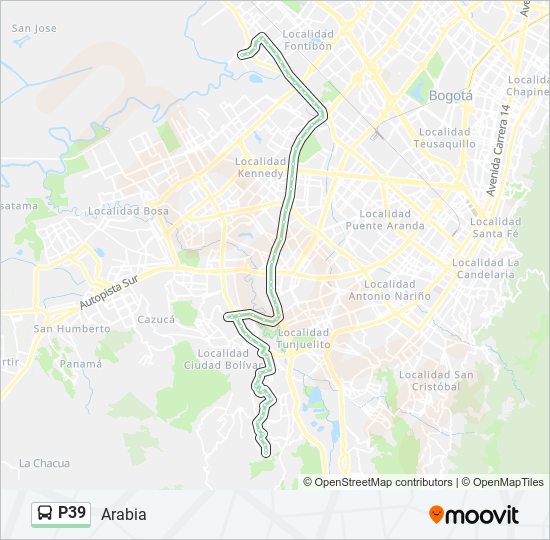 P39 SITP Line Map