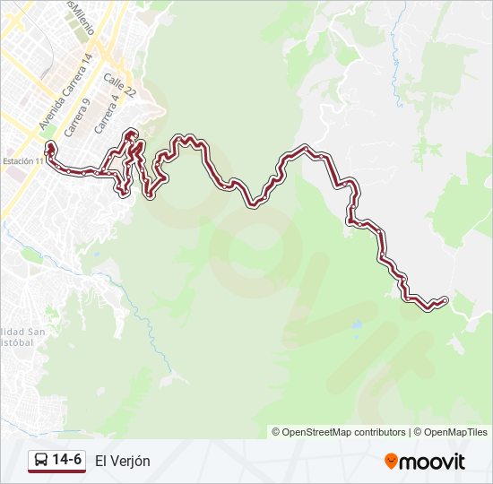 Ruta 146: horarios, paradas y mapas - El Verjón (Actualizado)