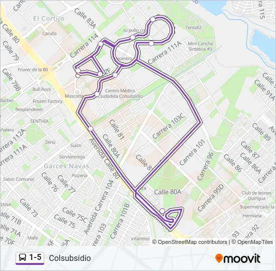 1-5  Line Map