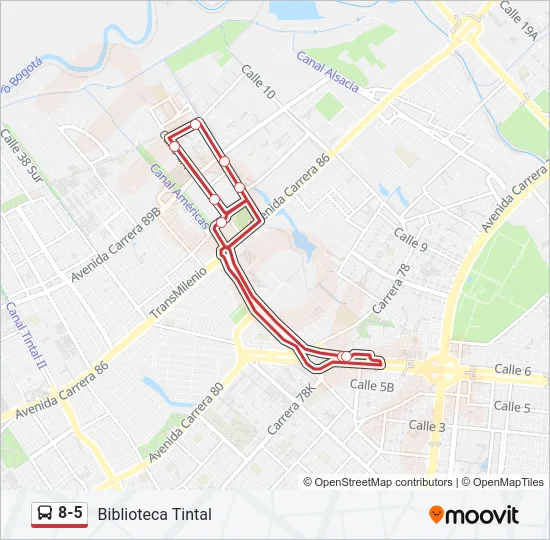 8-5  Line Map