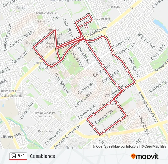 9-1  Line Map