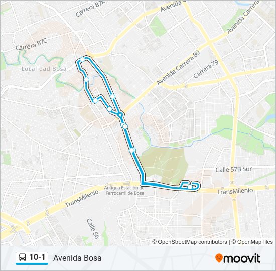 10-1 SITP Line Map