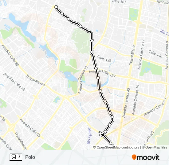 7 Cable Car Line Map