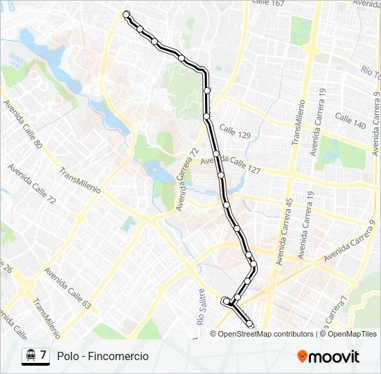 7 Cable Car Line Map
