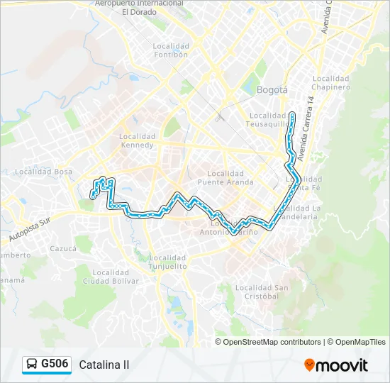 G506 Bus Line Map