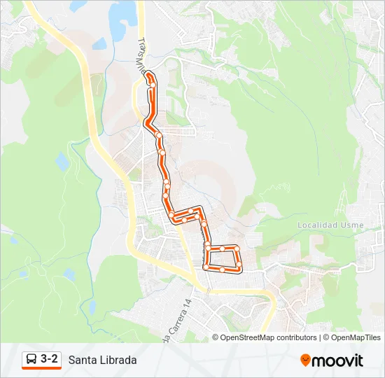 3-2 Bus Line Map