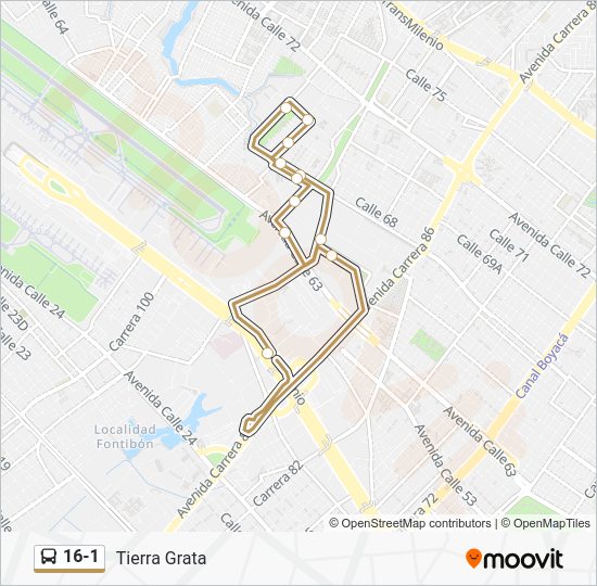 Ruta 161: horarios, paradas y mapas - Tierra Grata (Actualizado)