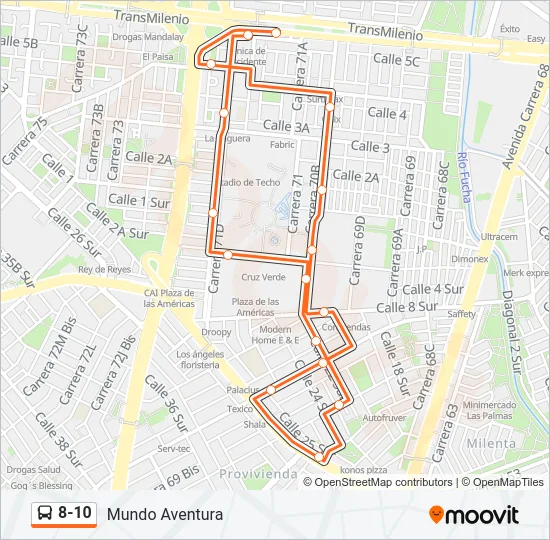 8-10  Line Map