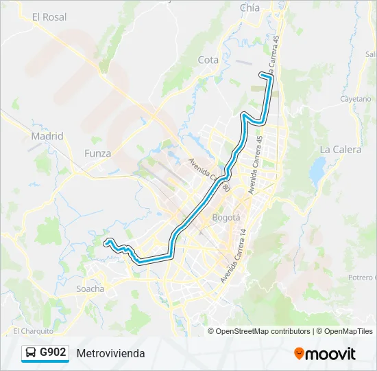 G902 Bus Line Map
