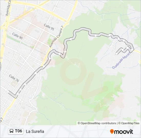 T06 Bus Line Map