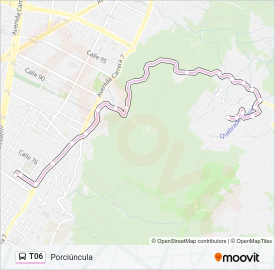 T06 Bus Line Map