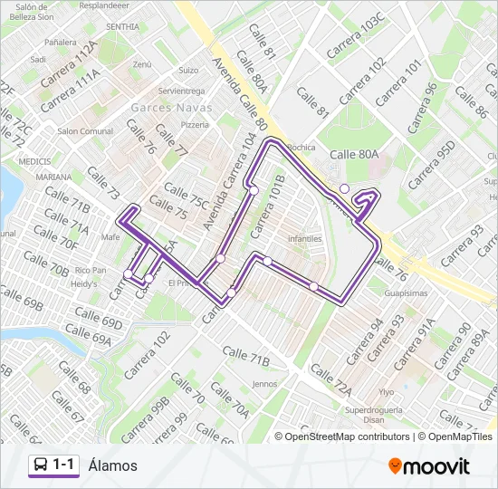 1-1  Line Map