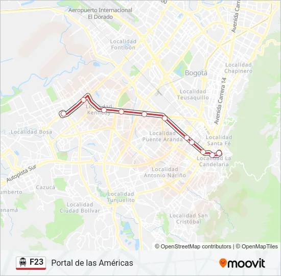 F23 Cable Car Line Map
