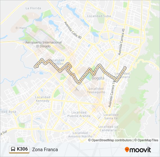 K306 SITP Line Map