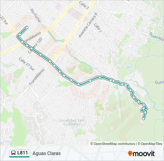 L811 Bus Line Map