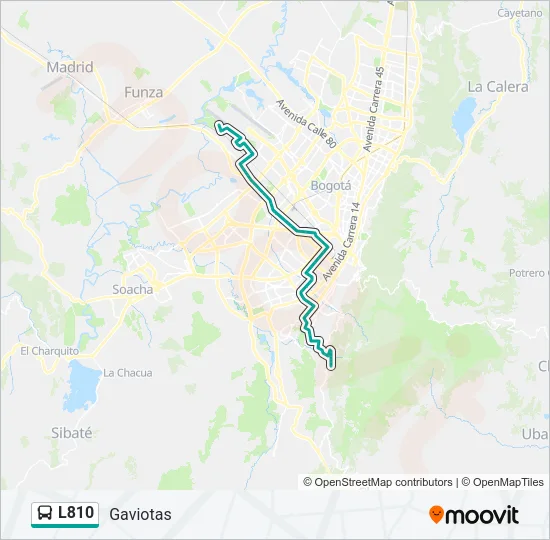 L810 Bus Line Map