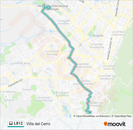 L812 Bus Line Map
