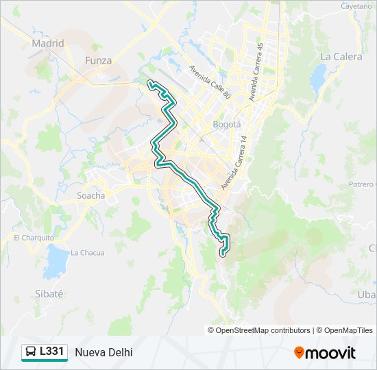 L331 SITP Line Map