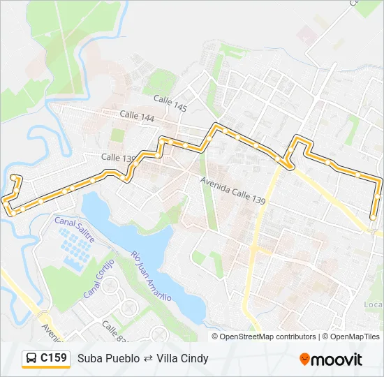 C159 Bus Line Map