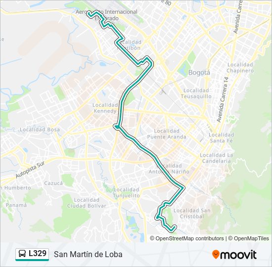 L329 SITP Line Map