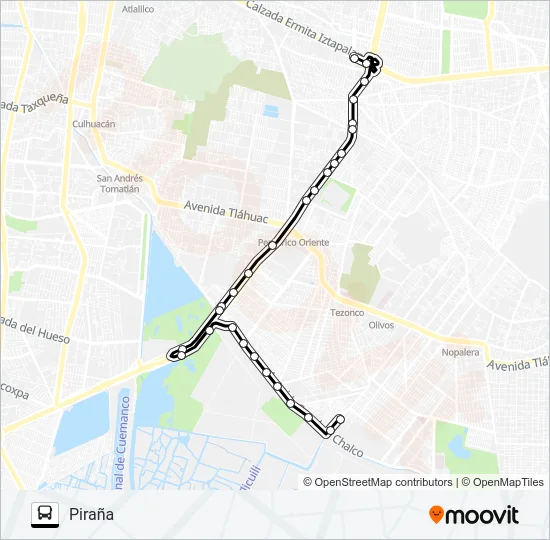 RUTA 112 Bus Line Map